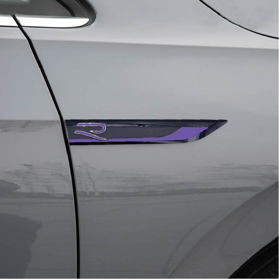 Volkswagen Golf Mk8 R-Line Golf R Fender Badge Blade + R Overlay