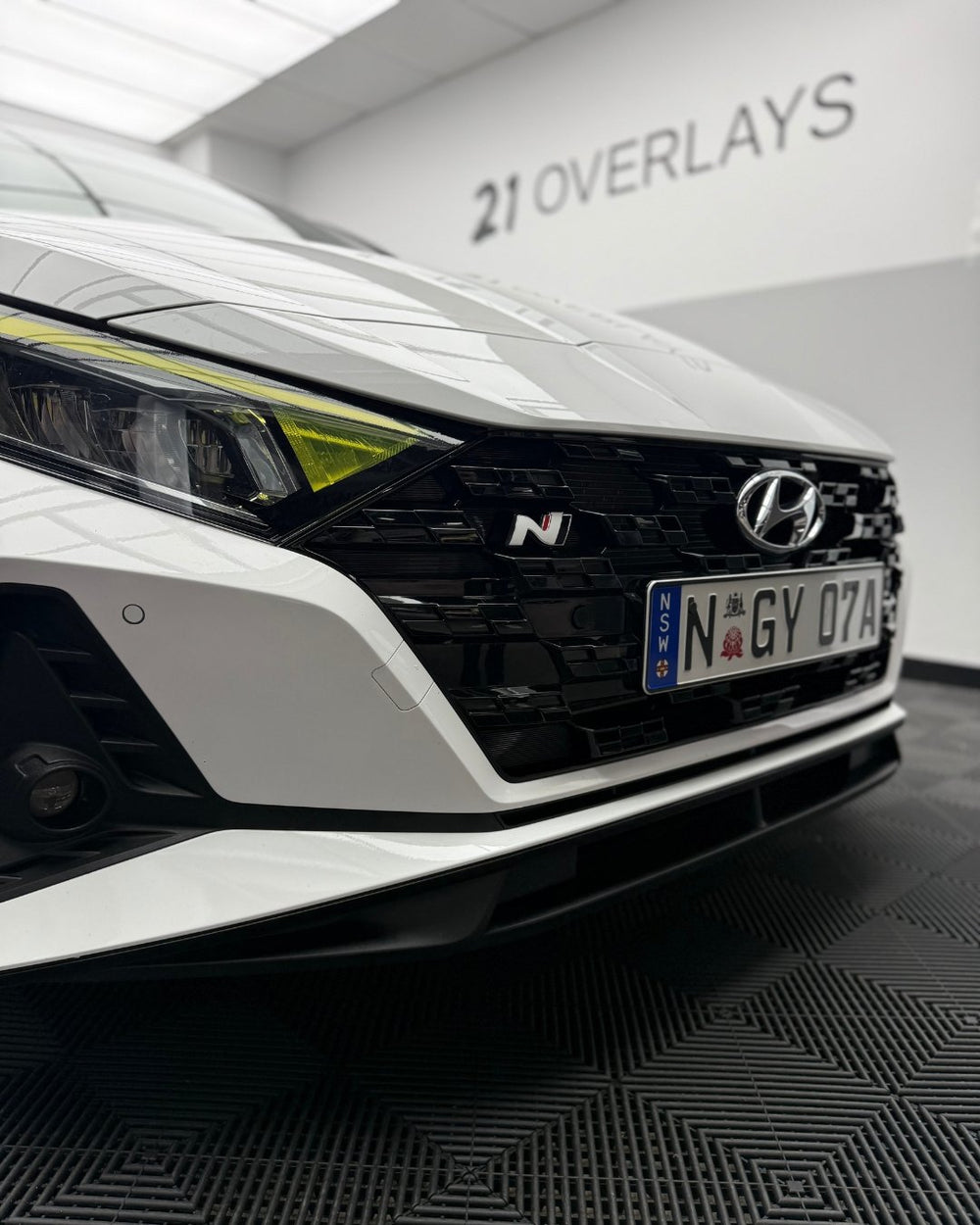 Hyundai i20 N Day Time Running Light Overlay