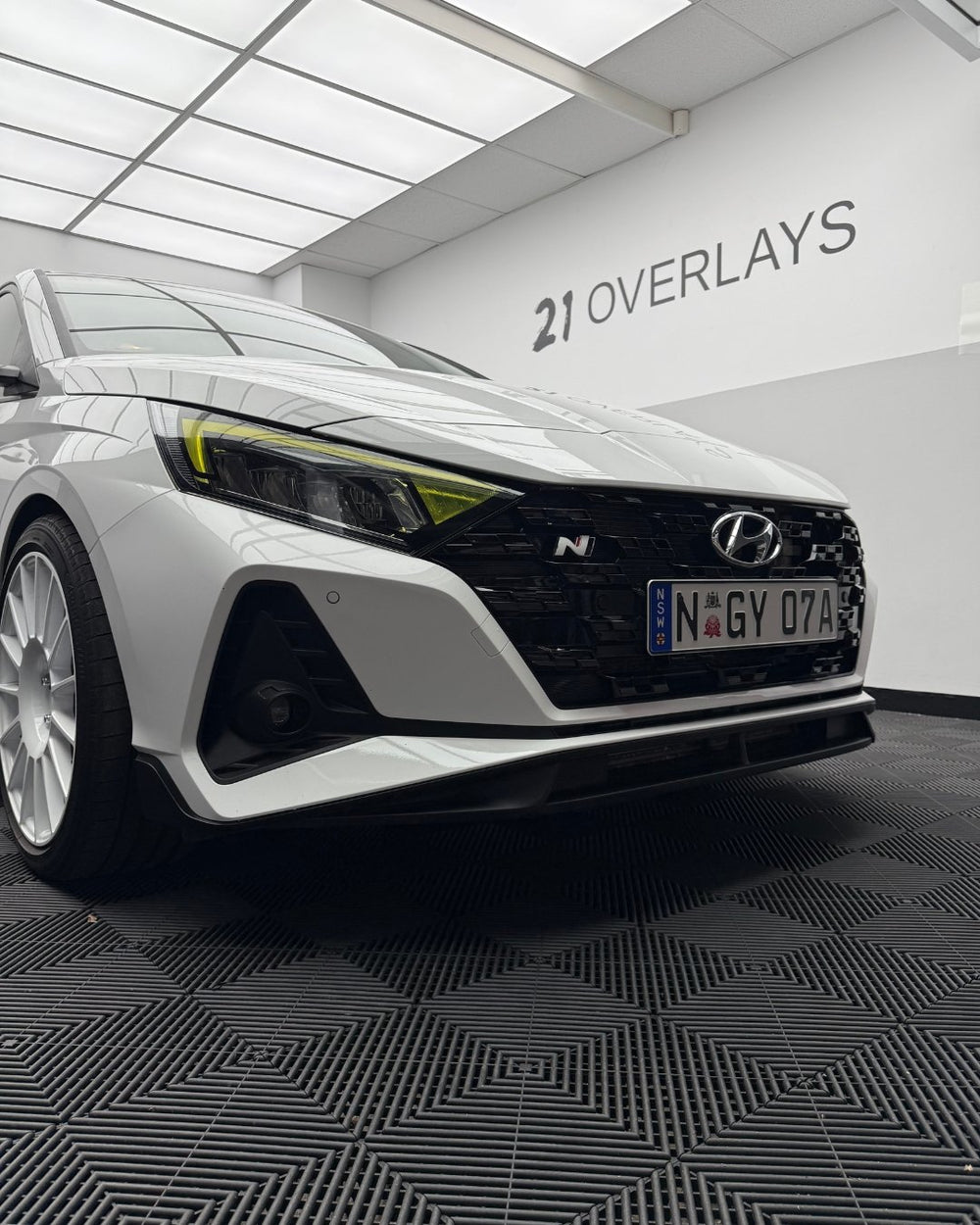 Hyundai i20 N Front Splitter Accent Overlay Kit 2021+