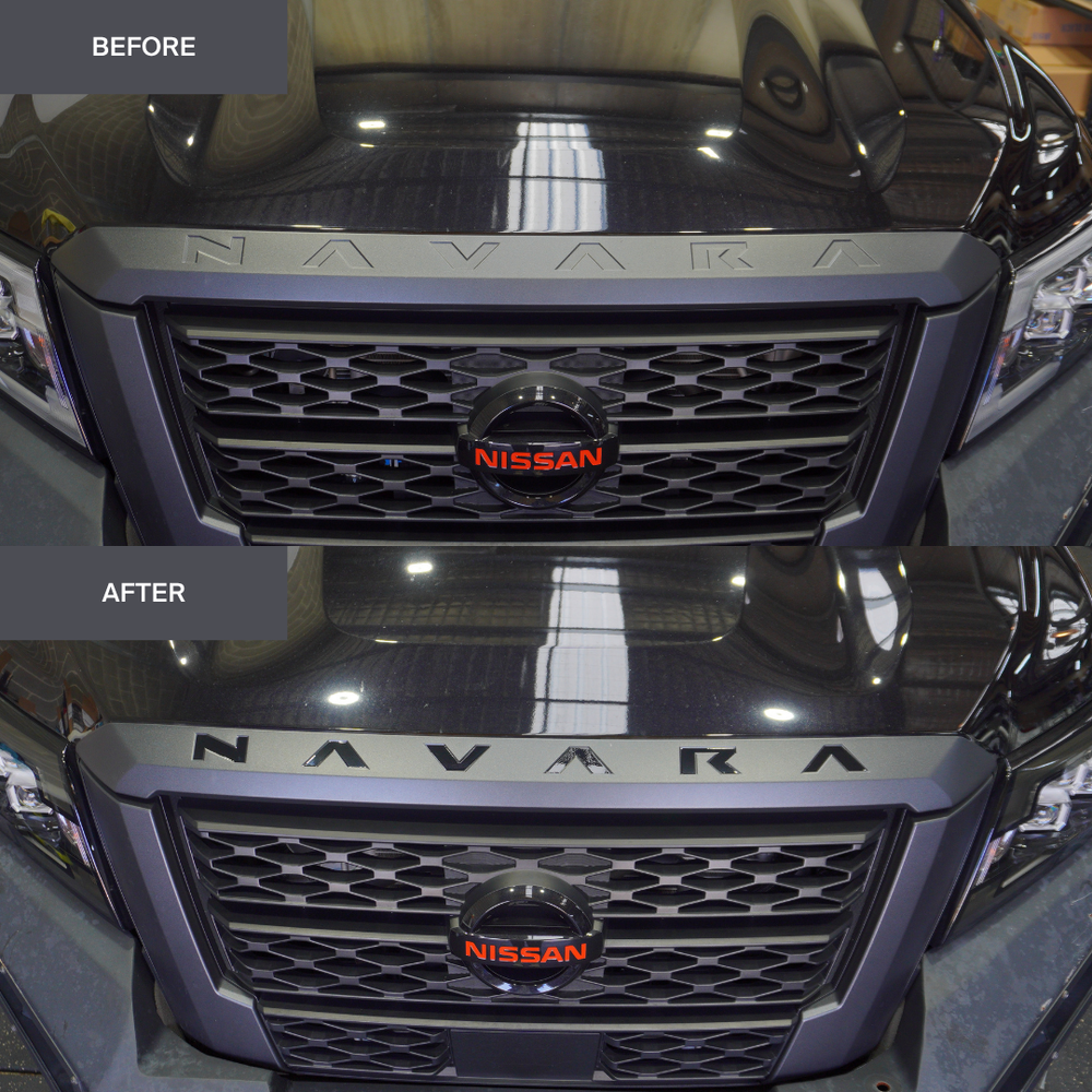 Nissan Navara Front "NAVARA" Badge Overlay 2021-2025
