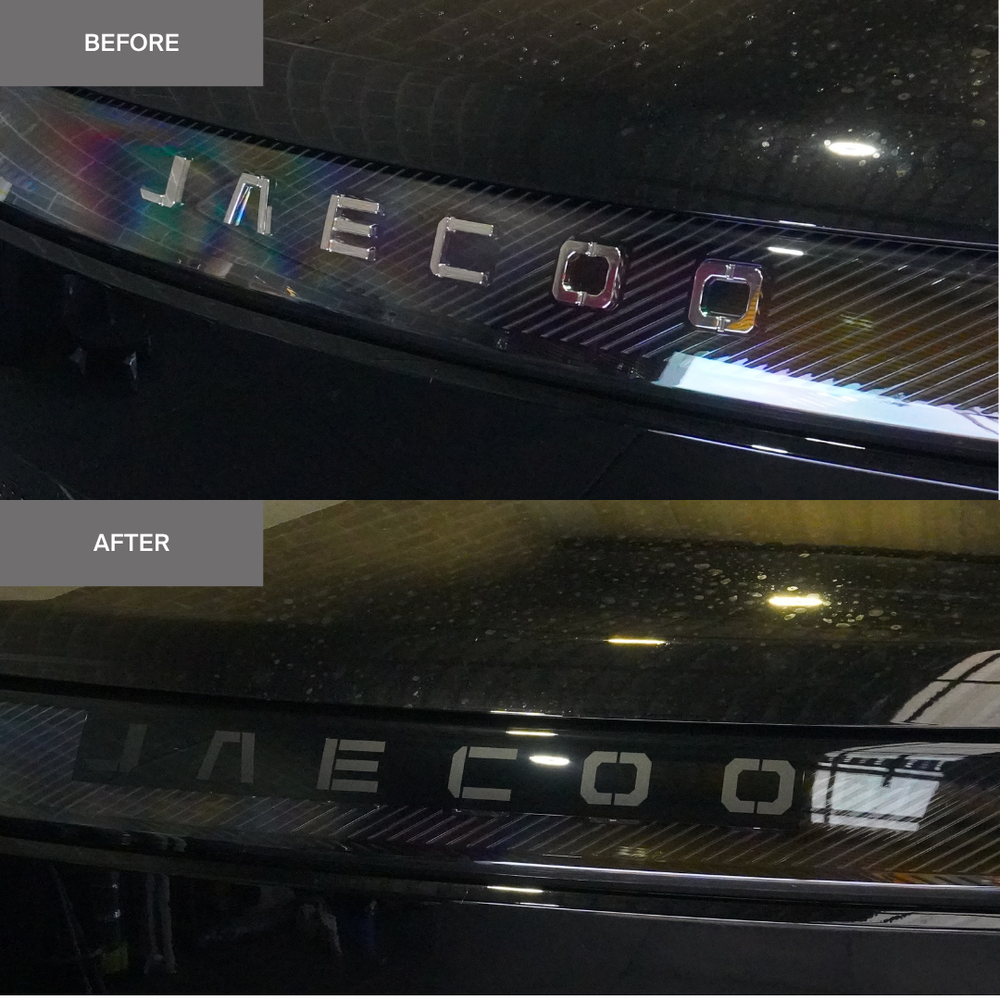 Jaecoo J5 Front Badge and Bonnet Blackout 2026+