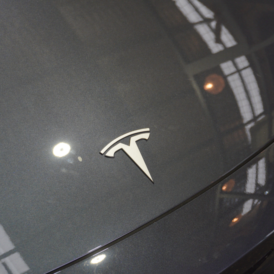 Tesla Model 3 Front Badge Overlay 2024+
