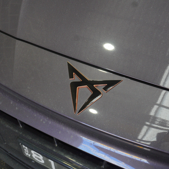 Cupra Leon VZ Front & Steering Wheel Badge Overlay 2026+