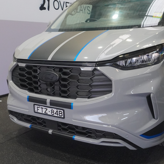 Ford Transit Upper Front Grille Chrome Delete 2025+