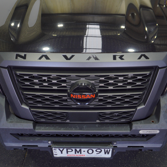 Nissan Navara Front "NAVARA" Badge Overlay 2021-2025