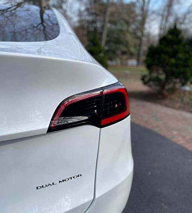 Tesla Model 3 Partial Tail Light Tint Overlay 2017+