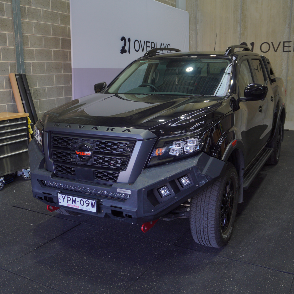 Nissan Navara Front "NAVARA" Badge Overlay 2021-2025