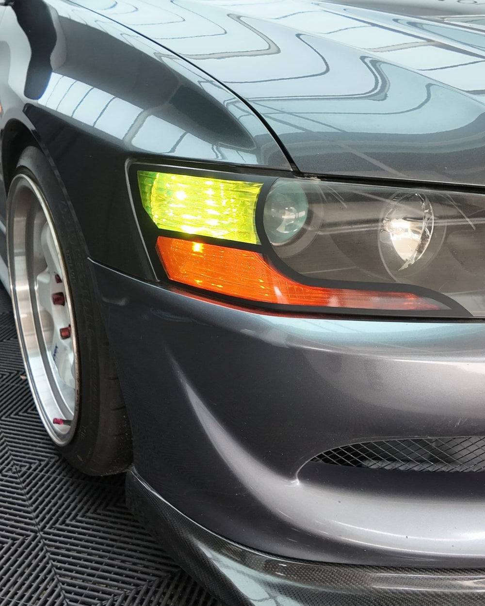 Mitsubishi Evo Front Turn Signal Overlay 2001-2007