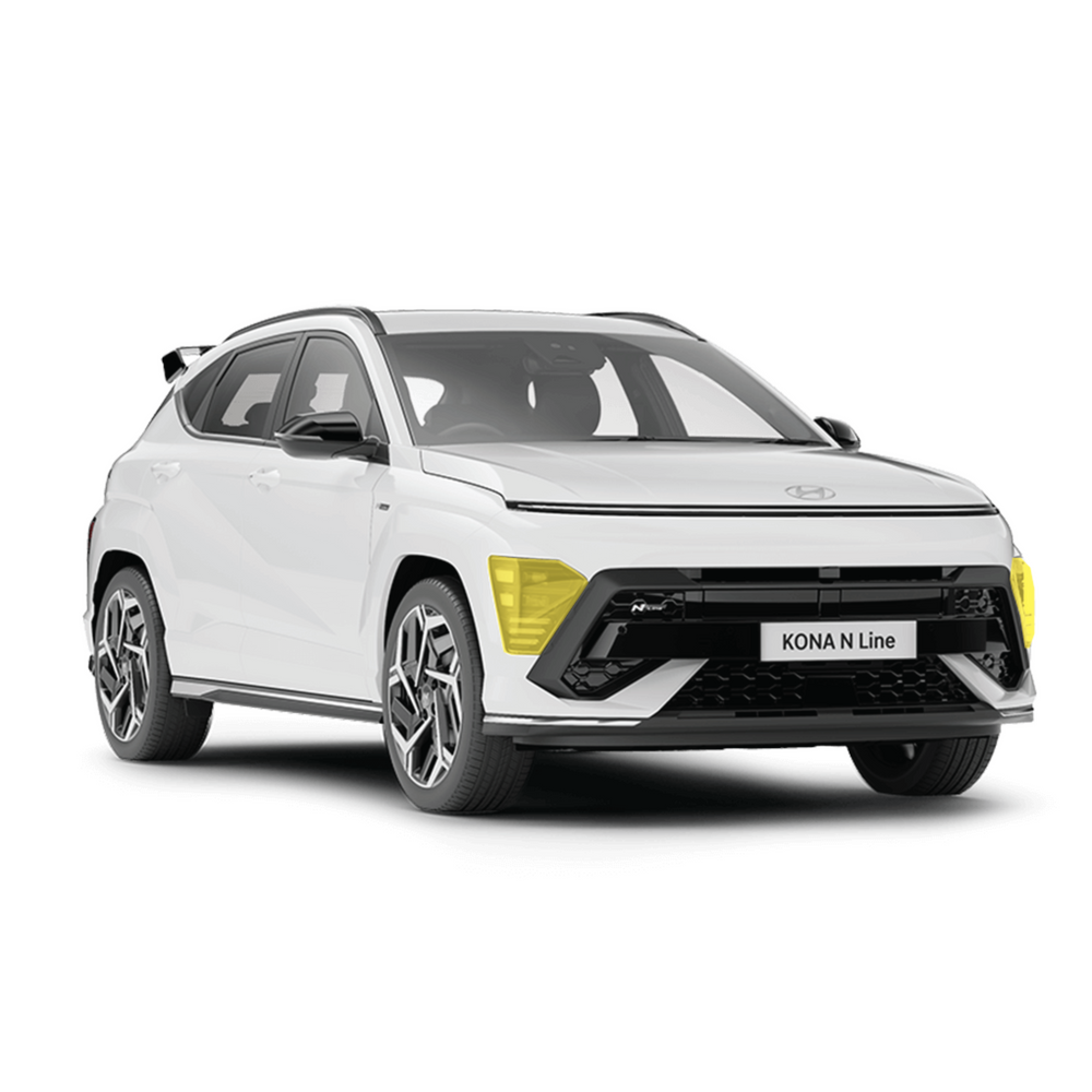 Hyundai Kona DIY Full Headlight PPF Kit 2024+
