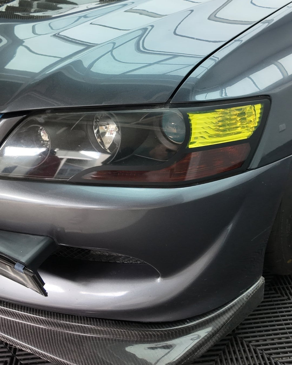 Mitsubishi Evo Front Turn Signal Overlay 2001-2007