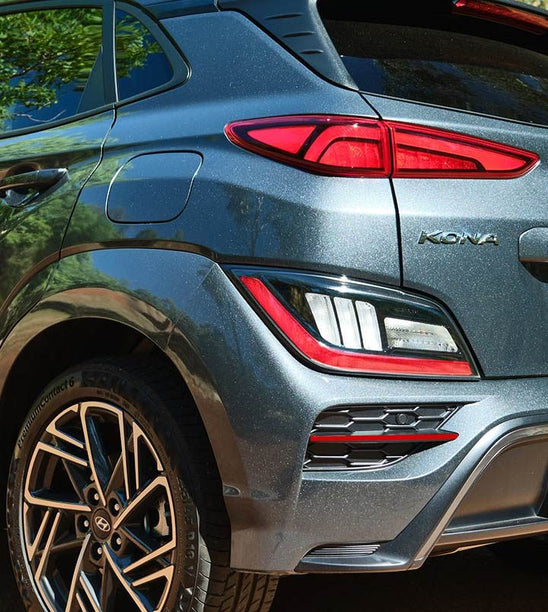 Hyundai Kona N Rear Bumper Accent Overlay 2021-2023