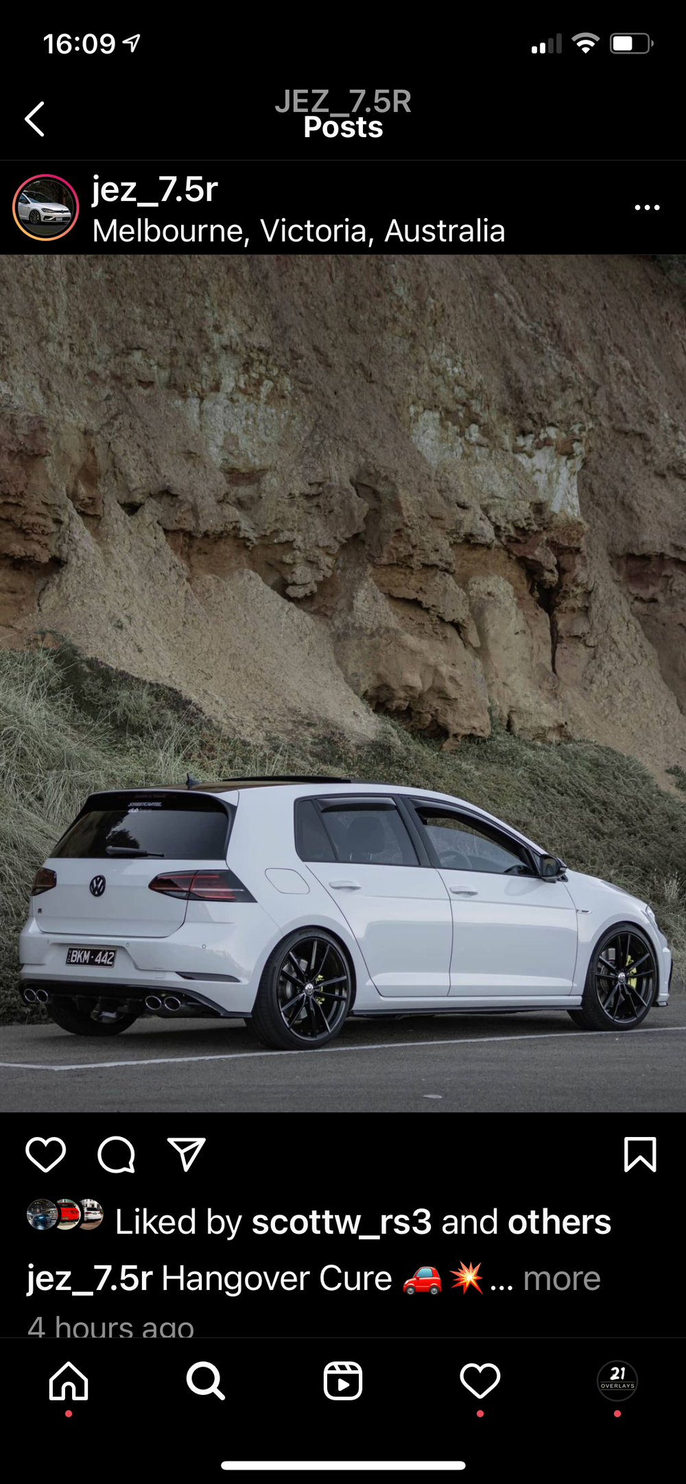 Volkswagen Golf MK7.5 Rear Badge Inlay