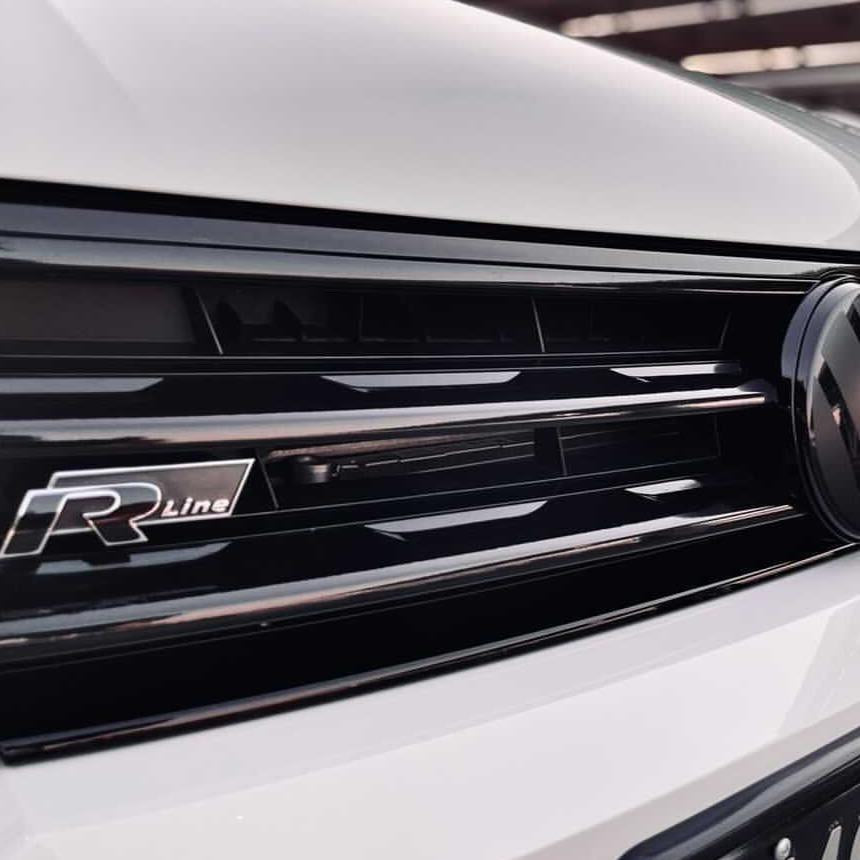 Volkswagen T-Cross Front R Badge Overlay