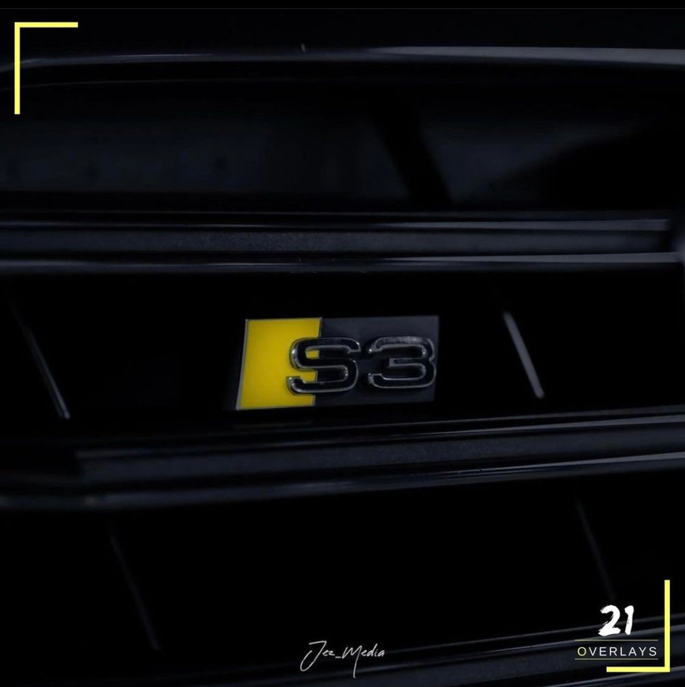 Audi S1 Colour Change Badge Inlay