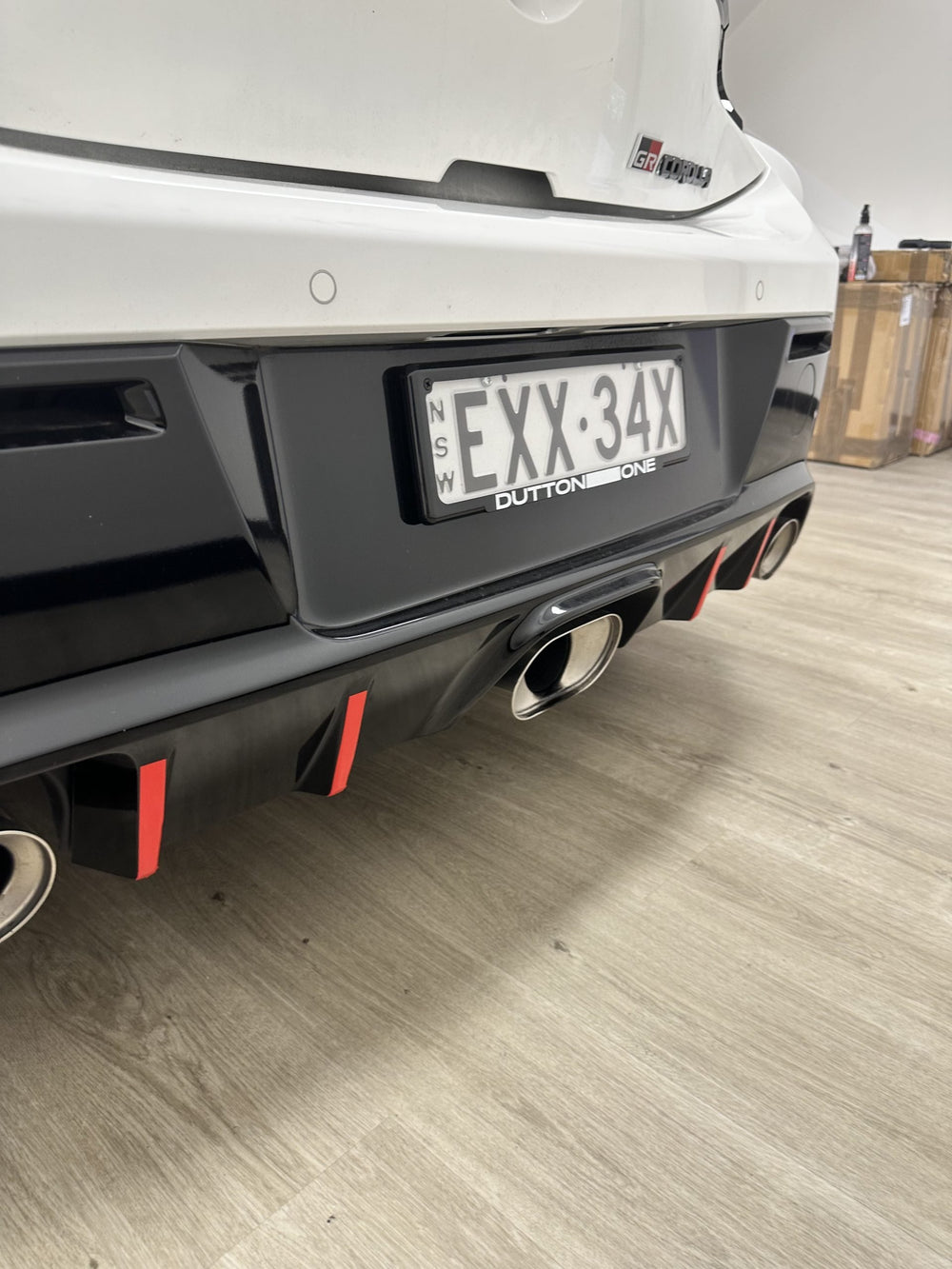 Toyota GR Corolla Diffuser Fin Accent Overlay 2022+