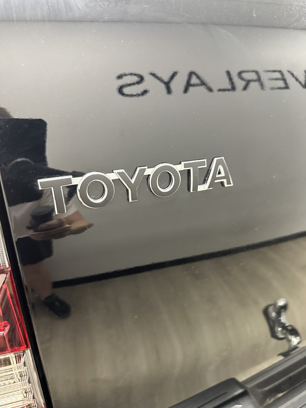 Toyota Hilux Rear "TOYOTA" Lettering Overlay 2022+