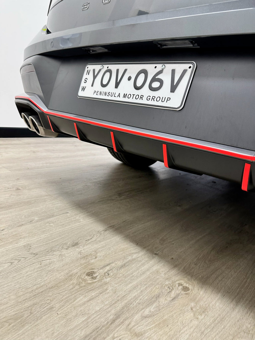 Hyundai Sonata N Line Bumper Stripe and Diffuser Accent Overlay 2023+