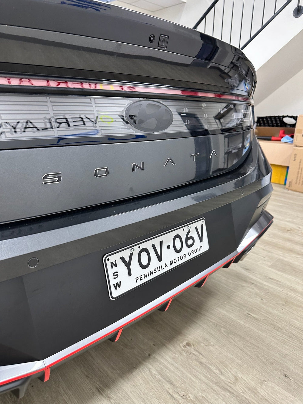 Hyundai Sonata N Line "SONATA" Rear Badge Overlay 2023+