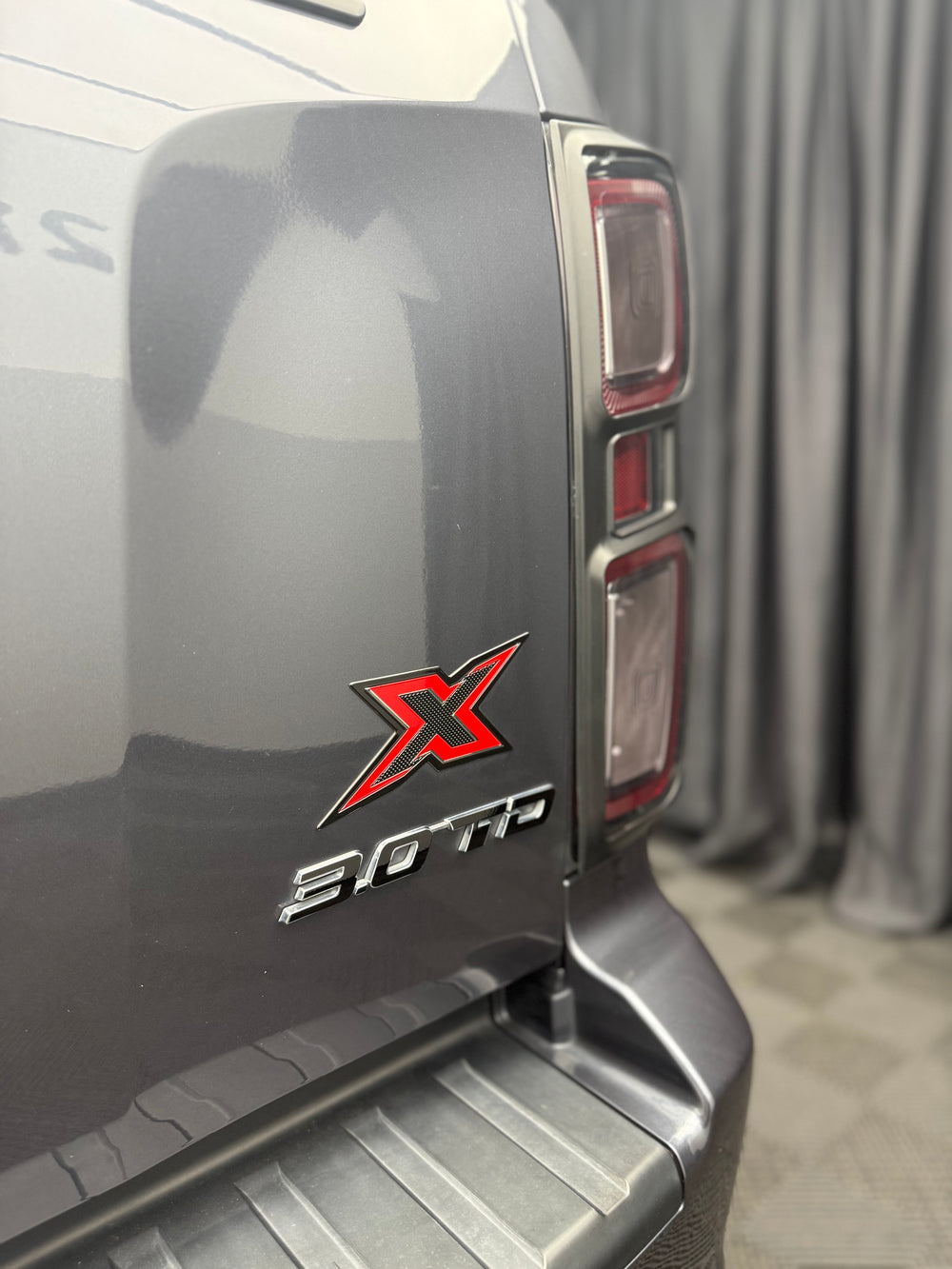 Isuzu D-MAX Rear "3.0 TD" Lettering Overlay 2021-2023