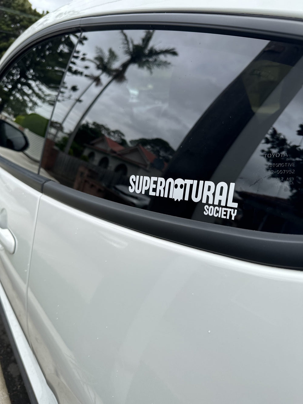 "Supernatural Society" Window Sticker