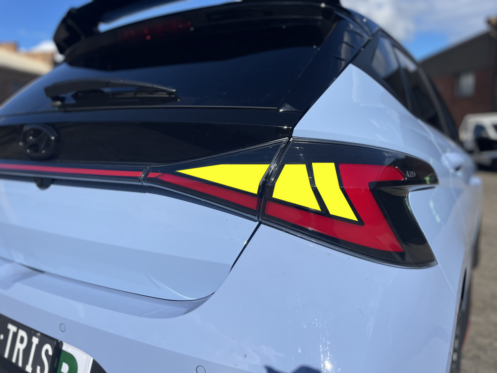 Hyundai i20 N Partial Tail Light Overlay 2021-2025+