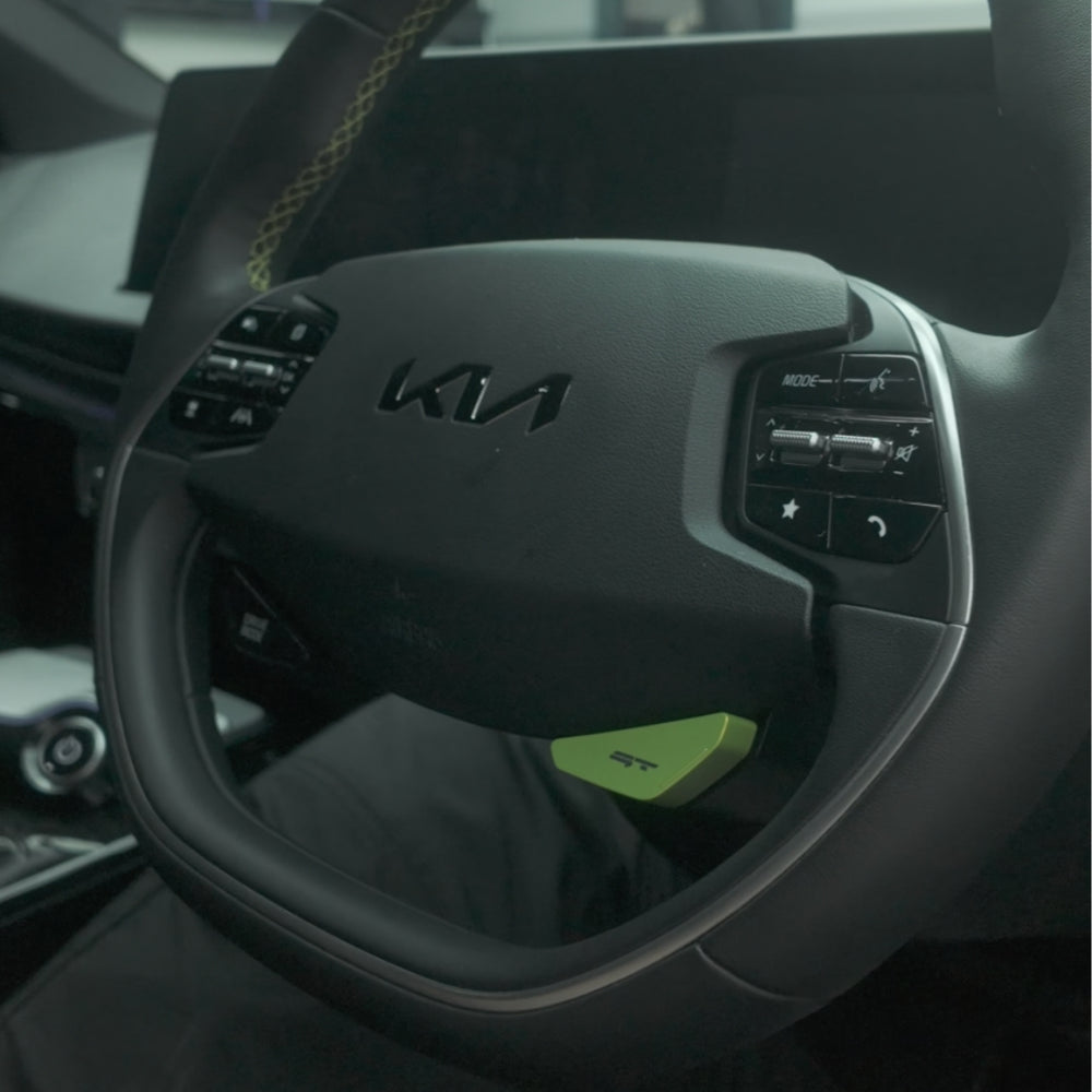 Fits Kia EV6 2024+ - Front, Rear and Steering Wheel Badge Overlay Set