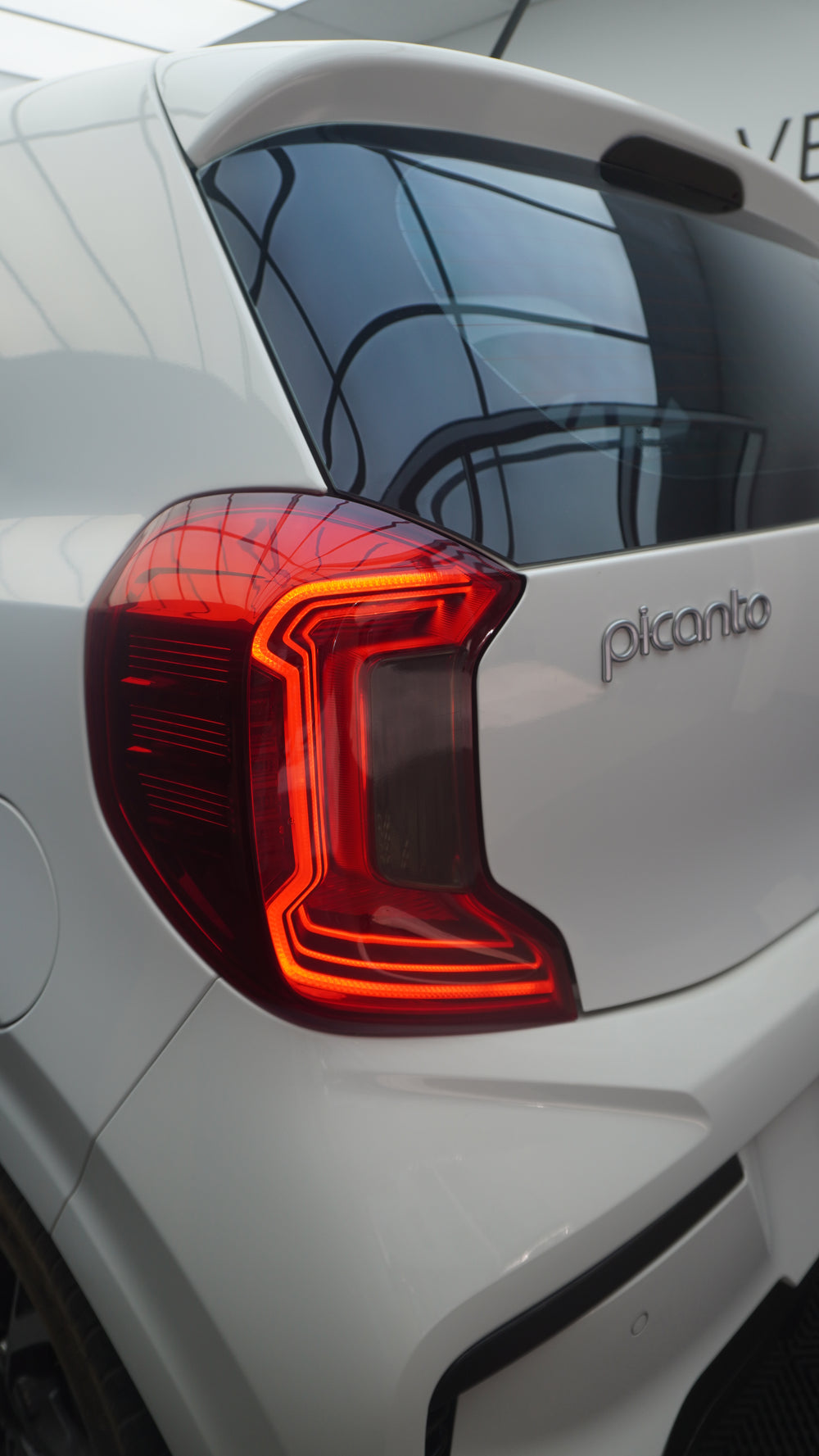 Kia Picanto GT Partial Tail Light Overlay 2021-2023