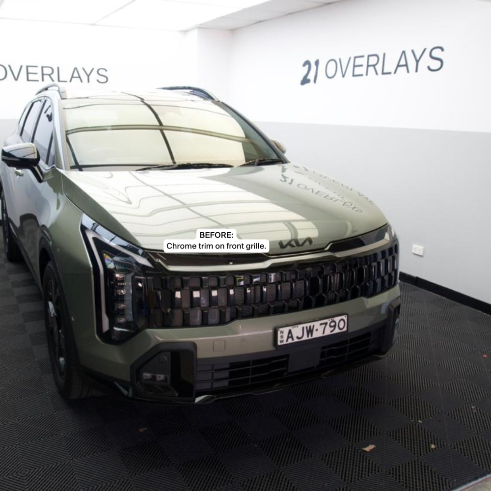 Kia Sportage Upper Front Grille Chrome Delete 2025+