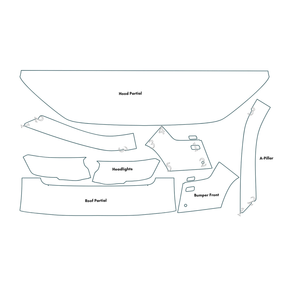 Land Cruiser 300 DIY Wear & Tear PPF Kit