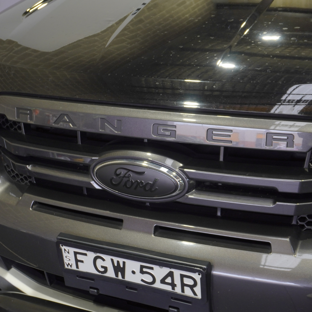Ford Ranger Front "RANGER" Lettering Overlay 2016-2021