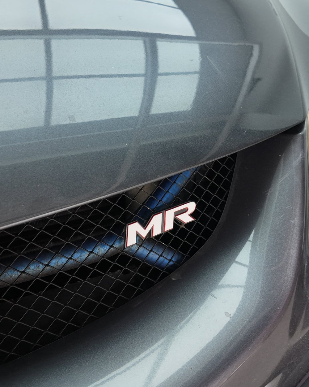 Mitsubishi Evo Front & Rear "MR" Badge Overlay 2001-2007