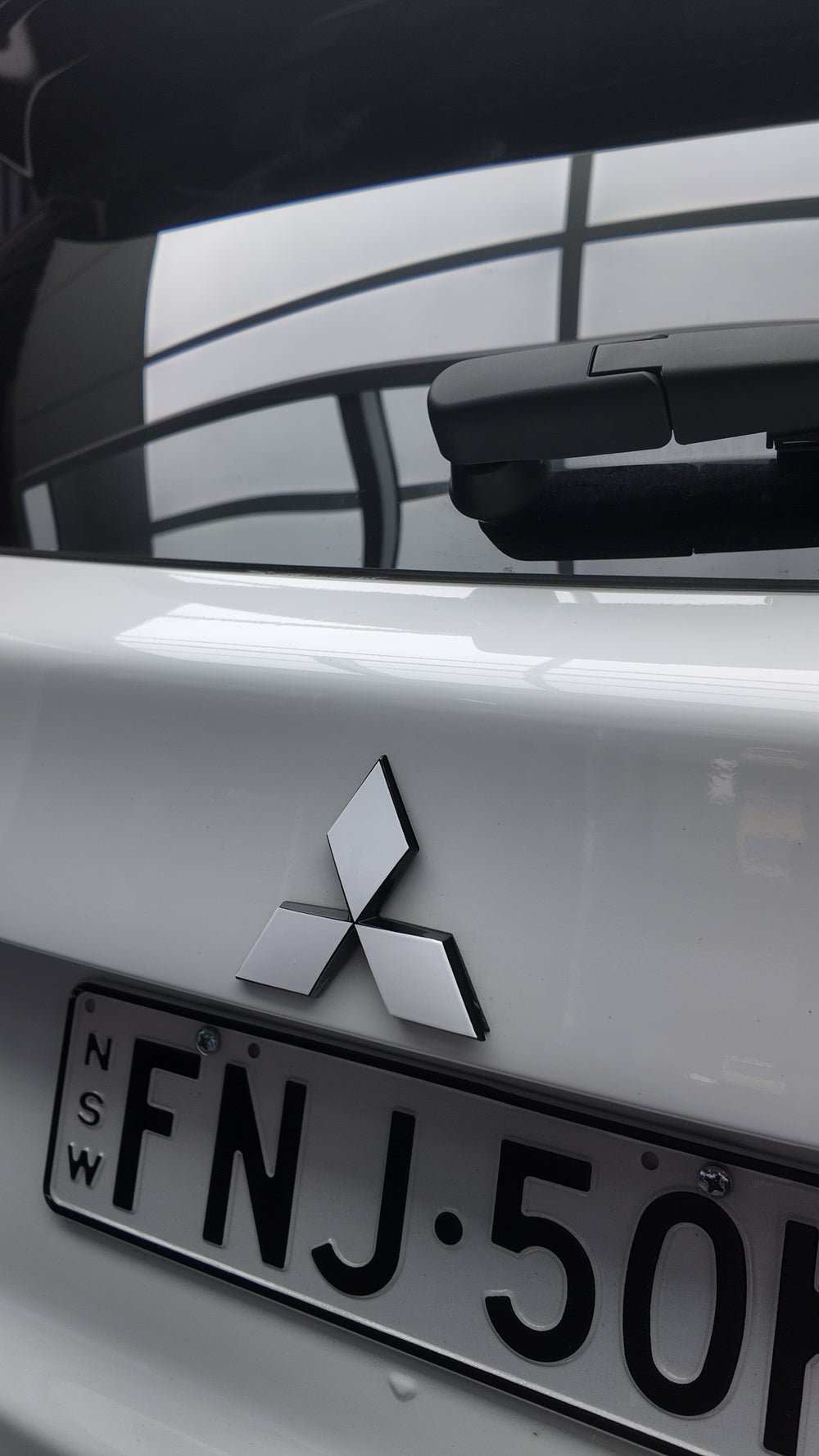 Fits Mitsubishi ASX XD 2019-2025 - Front, Rear and Steering Wheel Badge Overlay Set