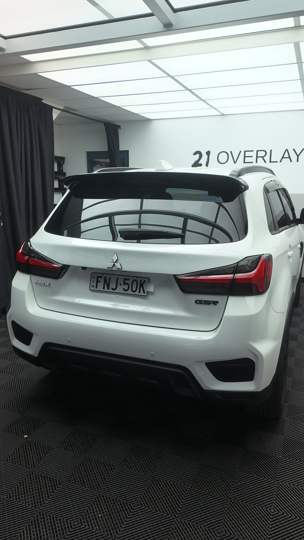 Fits Mitsubishi ASX XD 2019-2021 -  Partial Tail Light Overlay