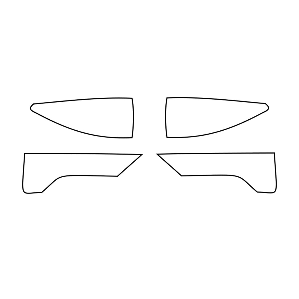 Mitsubishi Outlander DIY Full Taillight PPF/Tint Kit 2022-2028
