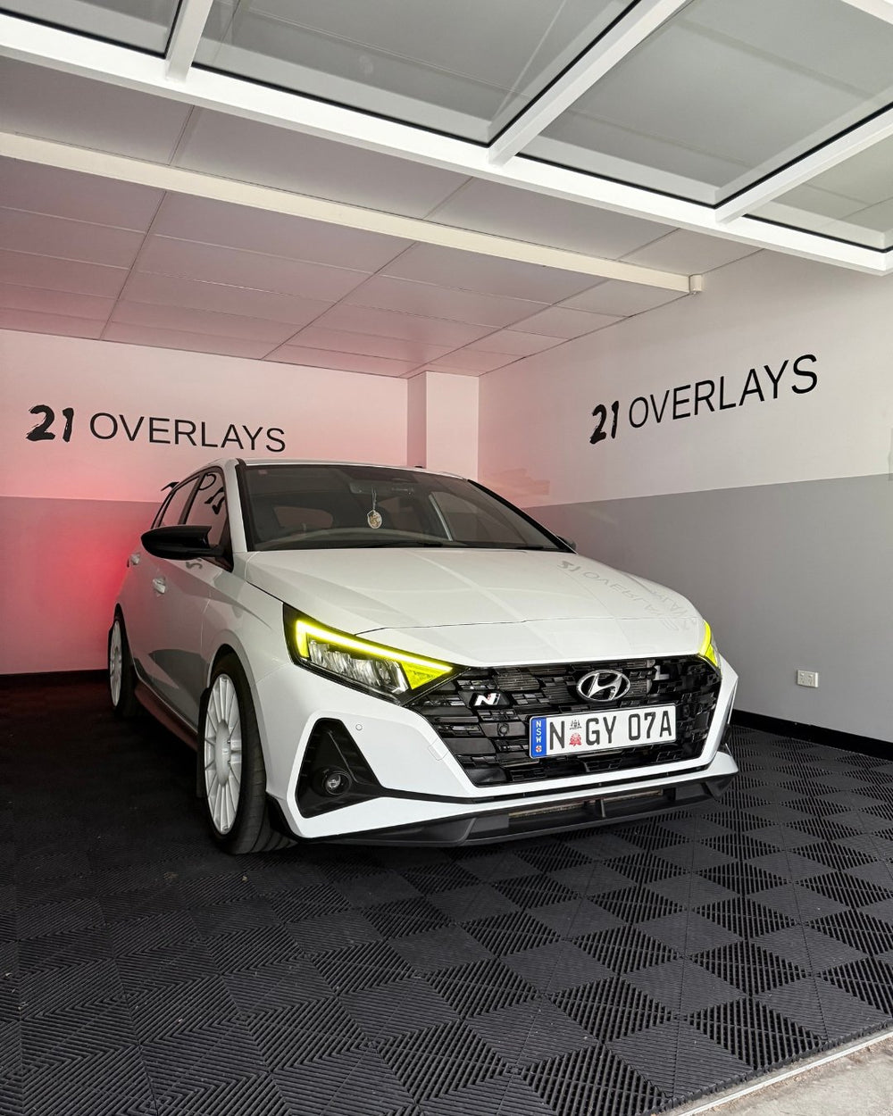 Hyundai i20 N Day Time Running Light Overlay