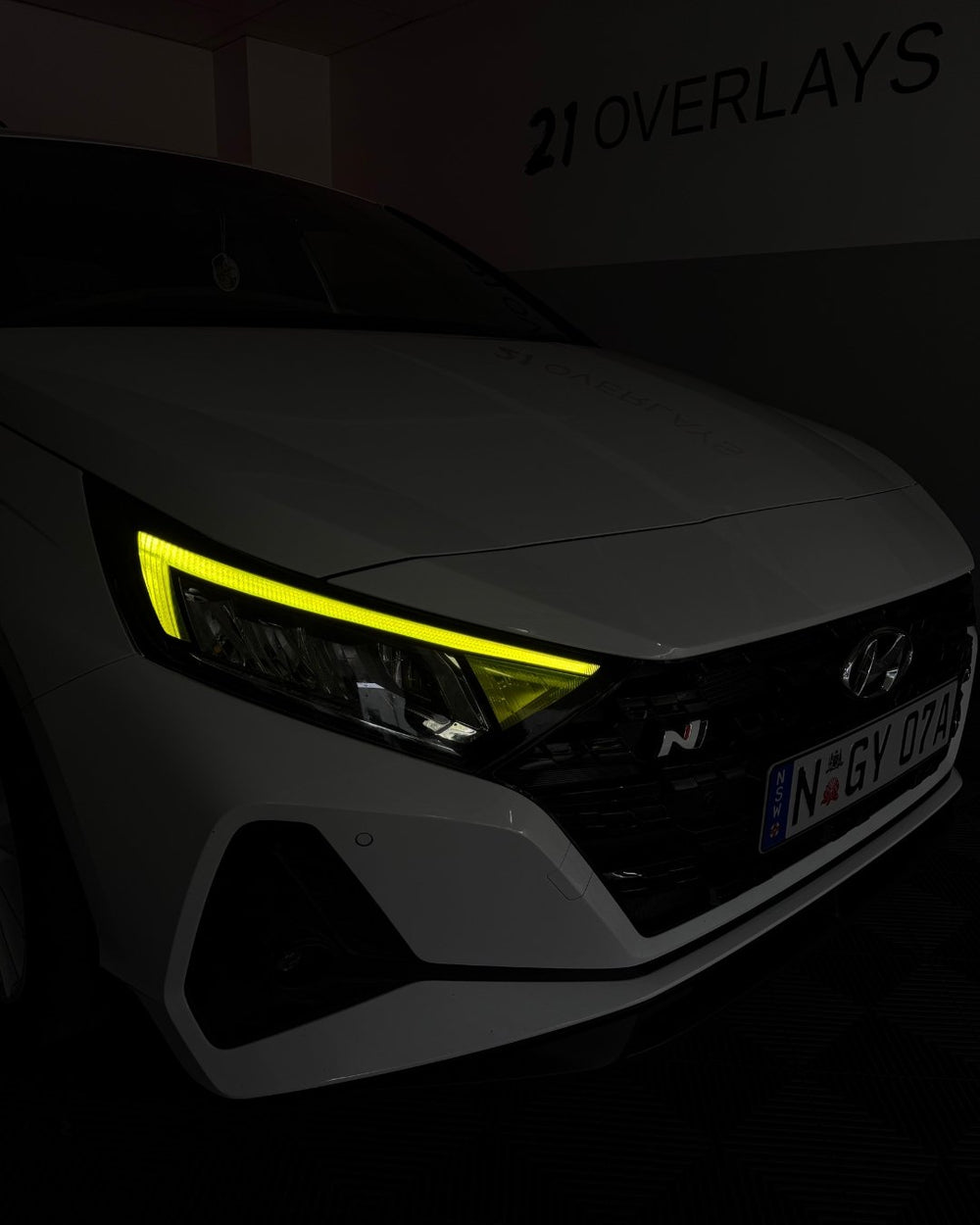 Hyundai i20 N Day Time Running Light Overlay