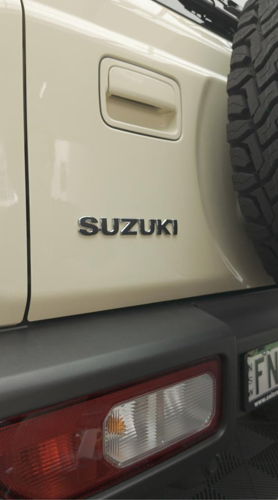 Suzuki Jimny Rear "SUZUKI" Badge Overlay