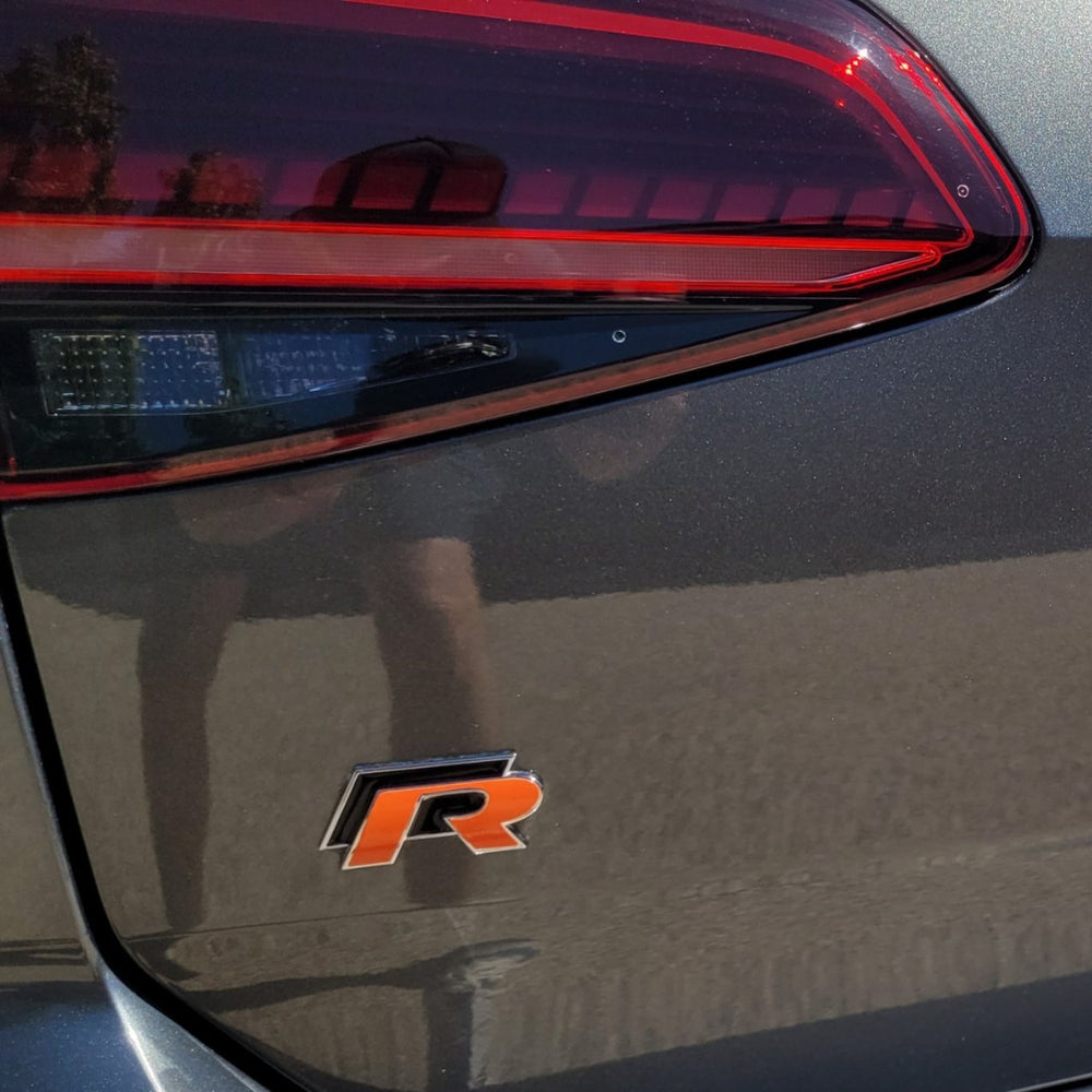 Volkswagen Golf Mk7/7.5 R Badge Overlay Front and Rear