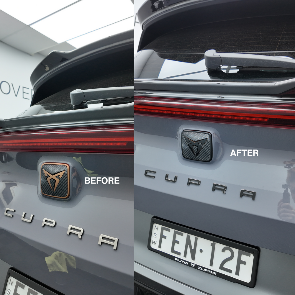 Cupra Formentor Rear Badge Overlay 2021-2024