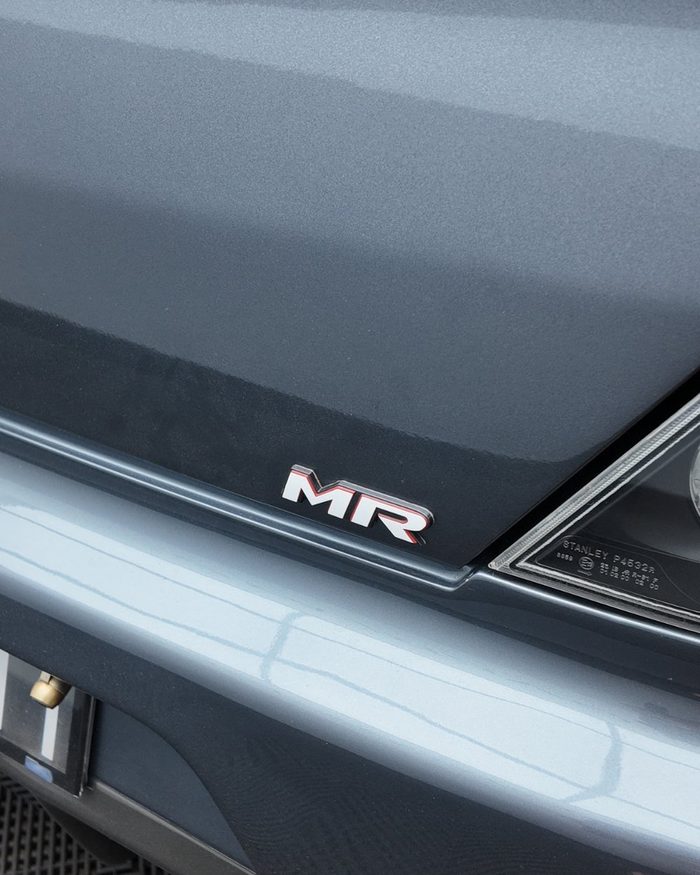 Mitsubishi Evo Front & Rear "MR" Badge Overlay 2001-2007