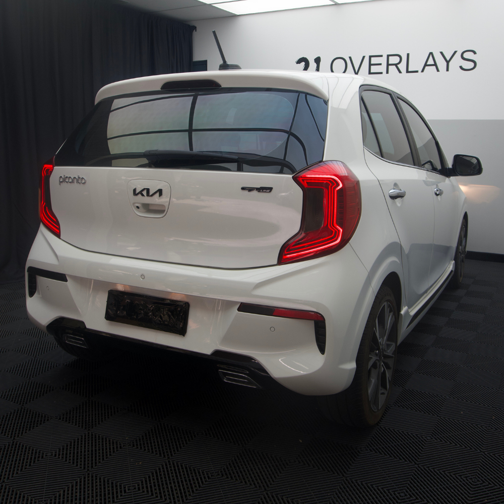 Kia Picanto GT Rear Partial Reflector Overlays 2021-2023