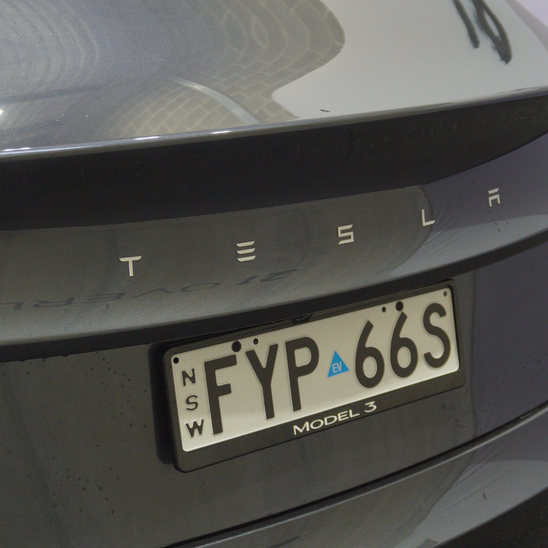 Tesla Model 3 Rear "TESLA" Lettering Overlay 2024+
