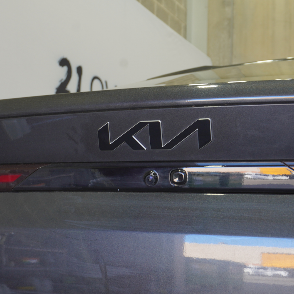 Fits Kia K4 Sedan 2025+  Front, Rear and Steering Wheel Badge Overlay Set