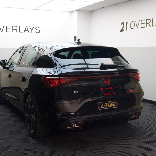 Cupra Leon VZ Rear Badge Overlay 2022-2024