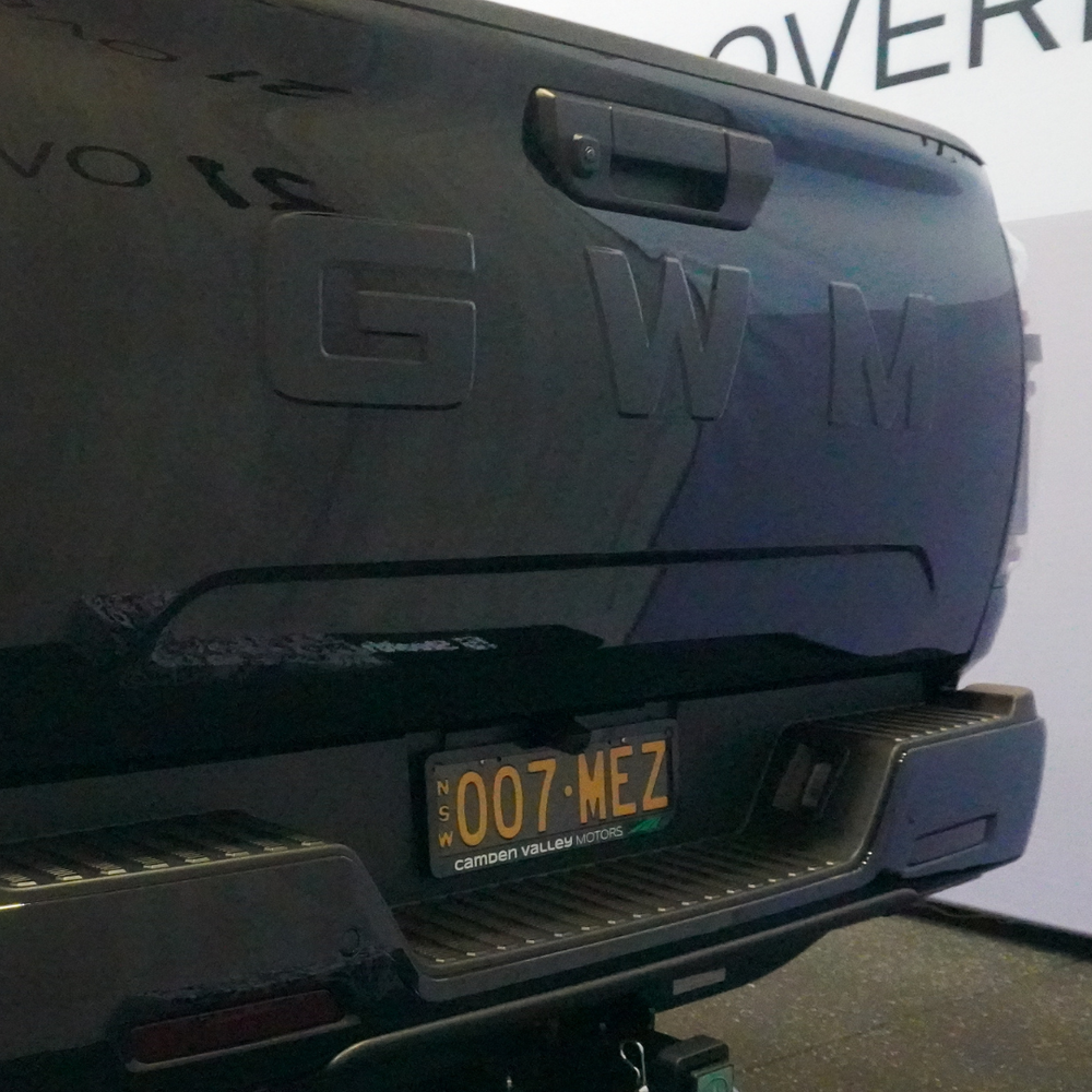 GWM Cannon Rear "GWM" Lettering Overlay 2025+