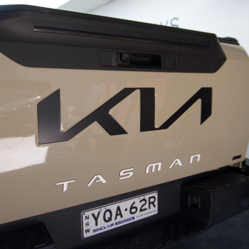 Kia Tasman 2025+ - Rear KIA Badge Overlay