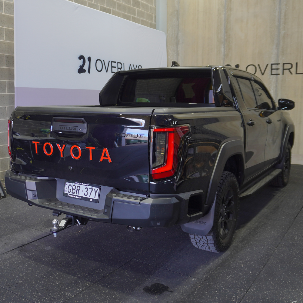 Toyota Hilux Rogue Rear "TOYOTA" Lettering Overlay 2026+