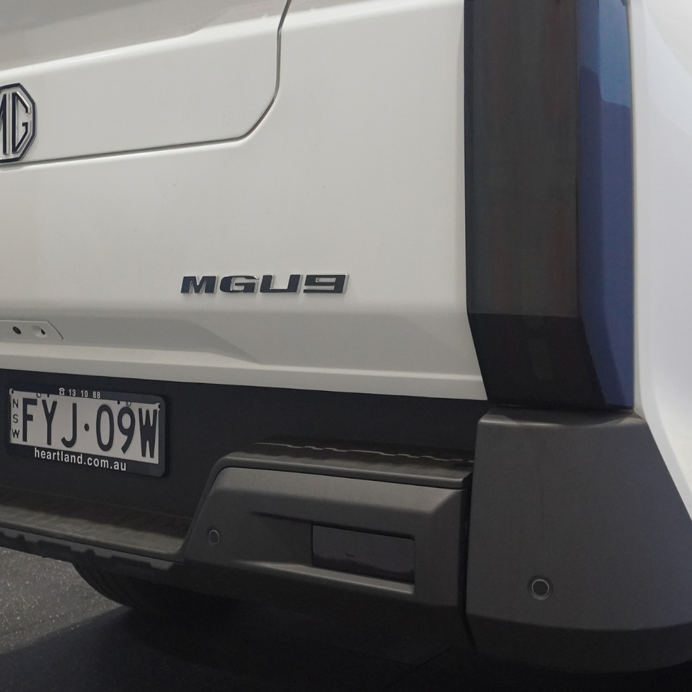MG U9 Rear "MGU9" Badge Overlay 2025+