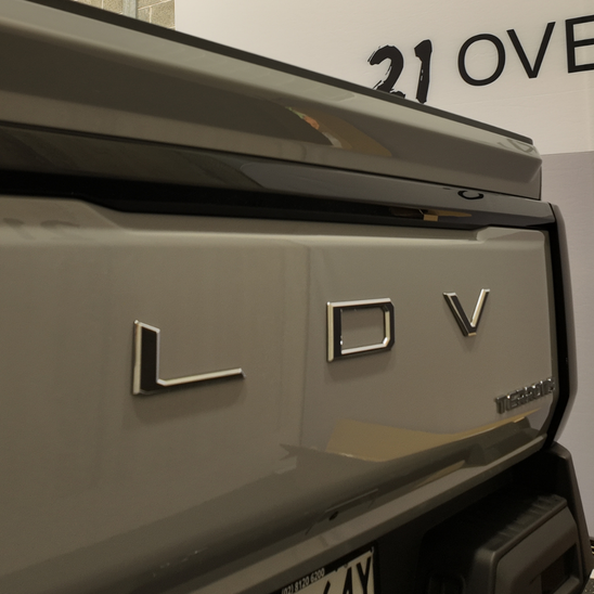 LDV Terron 9 Rear "LDV" Lettering Overlay 2026+