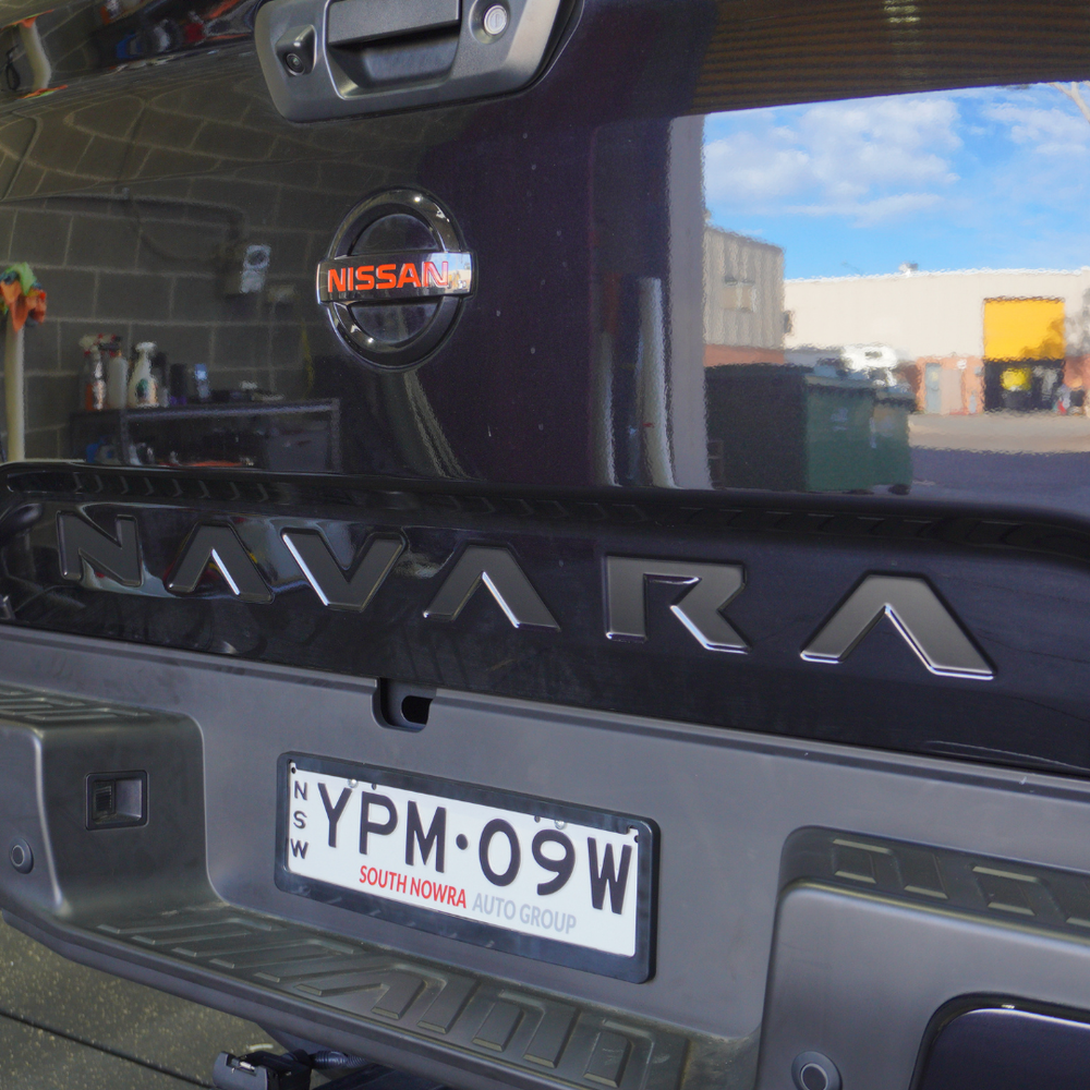 Nissan Navara Rear "NAVARA" Lettering Overlay 2021-2025